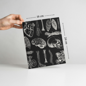 Medscribe: Med themed notebooks (Black)
