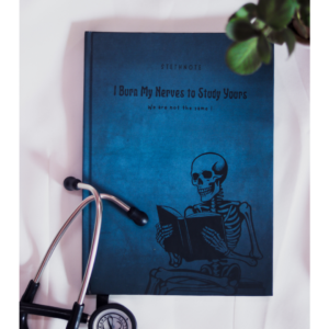 Medscribe: Med themed notebooks (Blue)