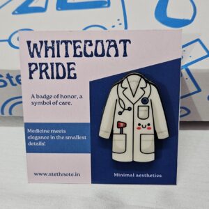 Whitecoat Pride lapel pin